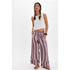 Free People Day's End Stripe Pants - LIKE NEW